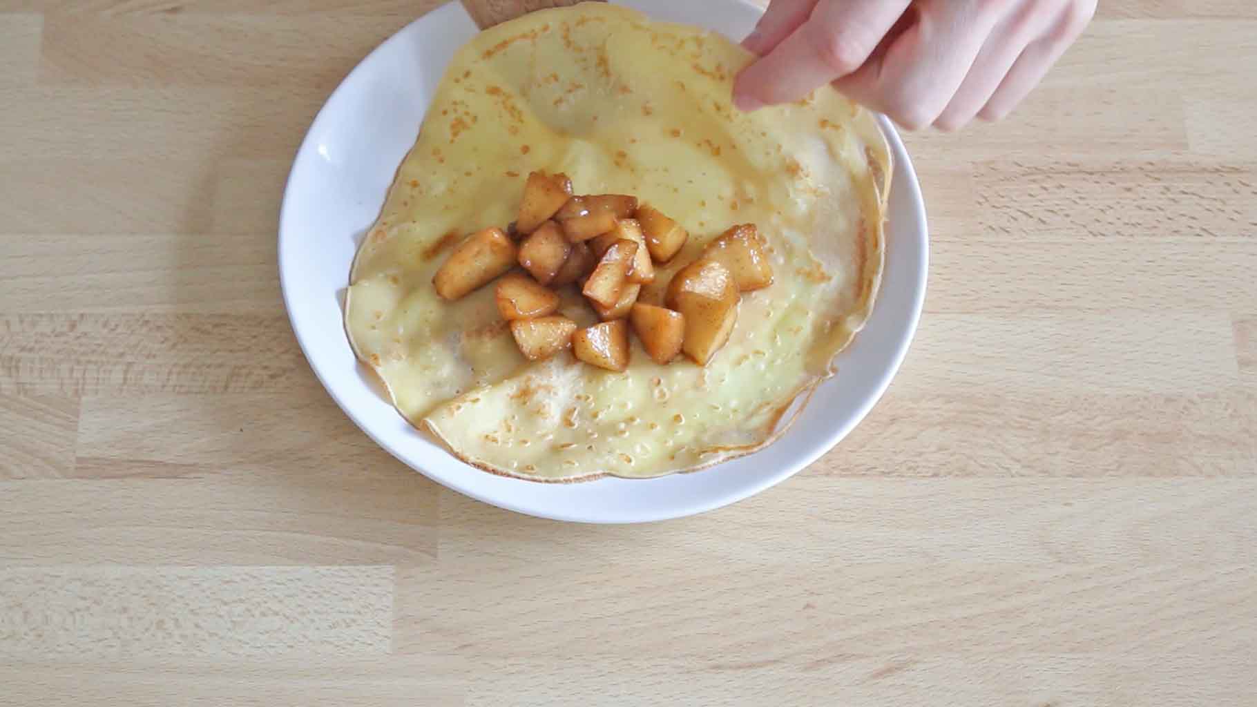 Crêpes with apples, cinnamon and salted caramel chantilly – Road to Pastry